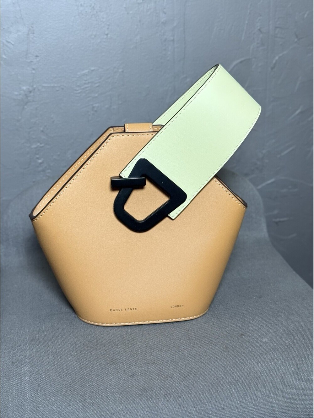 Danse Lente Mini Johnny Limited Edition SS19 three way Bag Tan Cream + Black